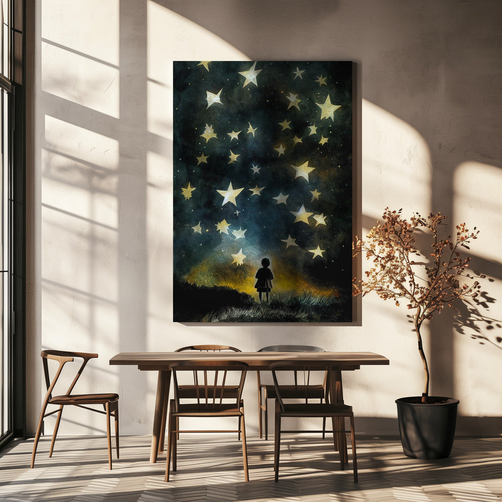 Titta mot stjärnorna | Canvas