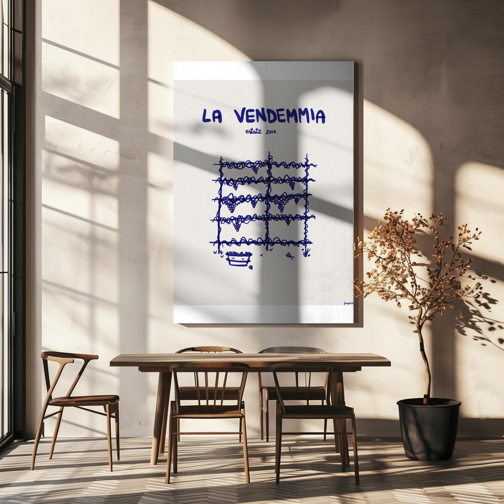 De druivenoogst | Canvasprints