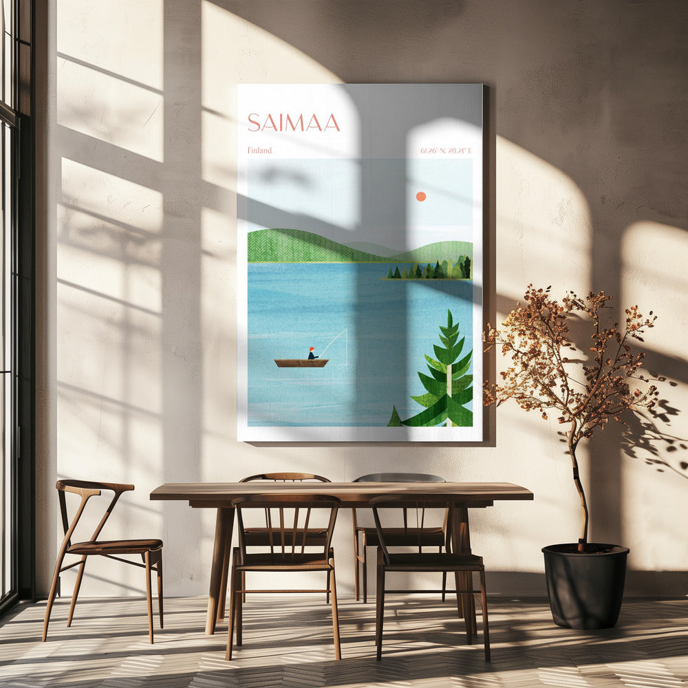 Saimaa-søen, Finland | Lærredsbilleder