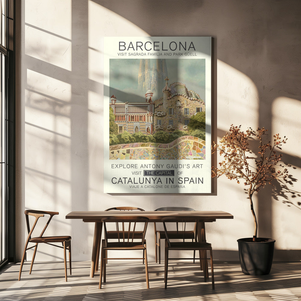 Imprimé Barcelone | Tableaux sur Toile