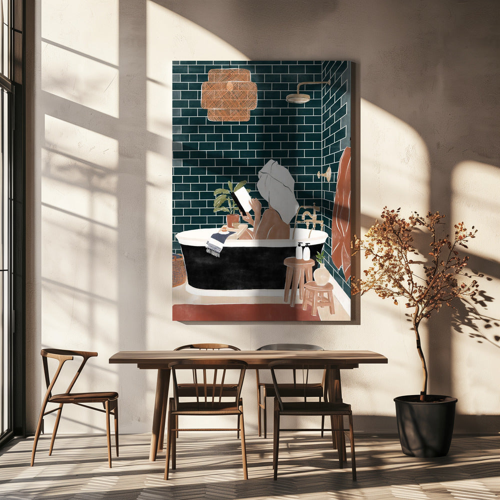 Bathroom Babe | Canvas