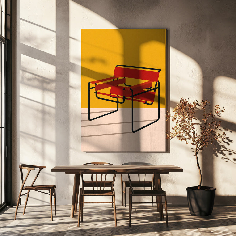 Silla Wassily Marcel Breuer | Impresiones en Lienzo