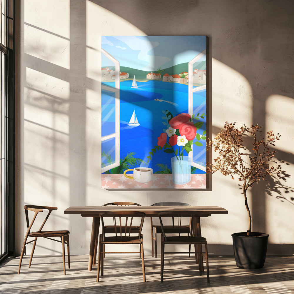 Vue sur l'île | Tableaux sur Toile