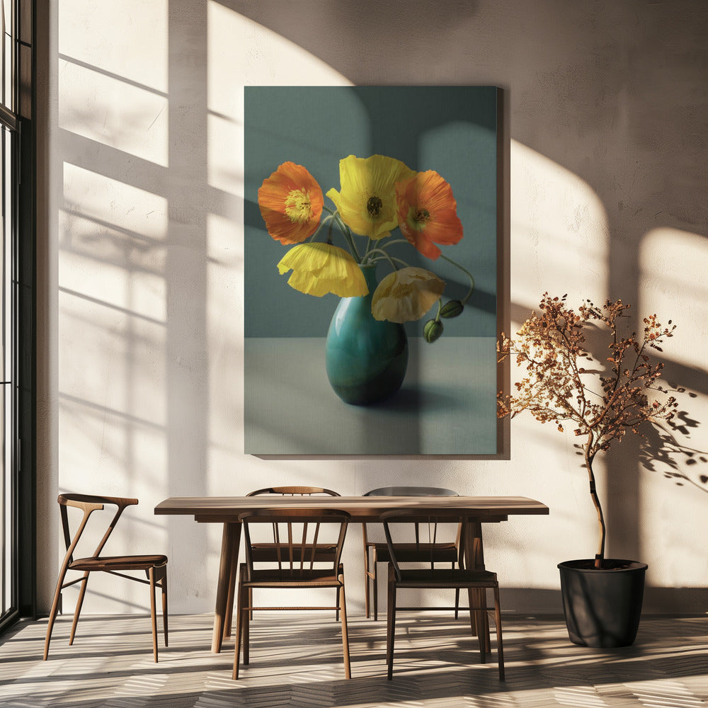 Icelandic Poppy Still Life | Canvas