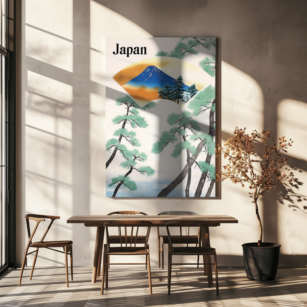 1930-luvun Japanin hallituksen rautatiematkailu Julisteet - Taidevedokset | Canvastaulut