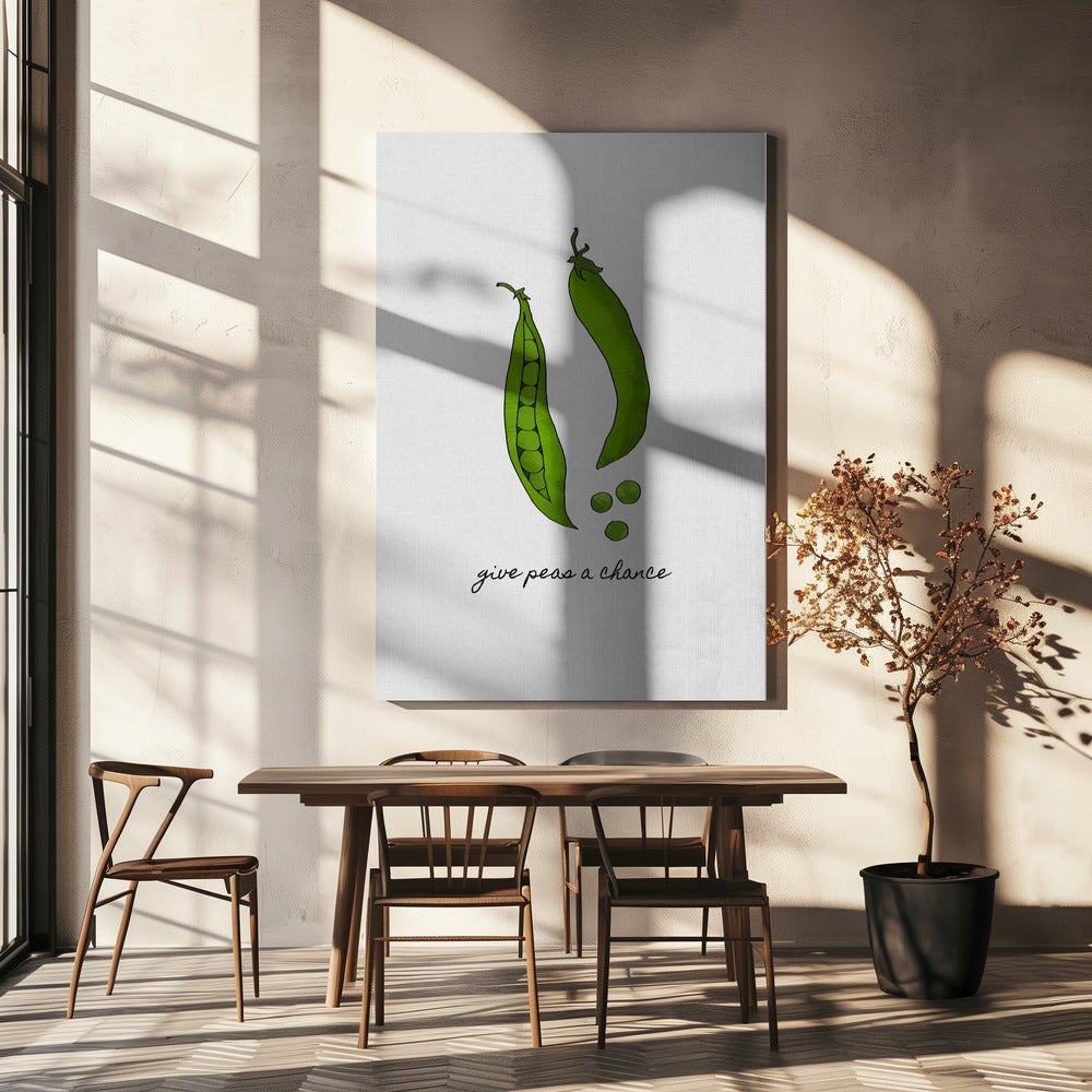 Give Peas a Chance | Canvas