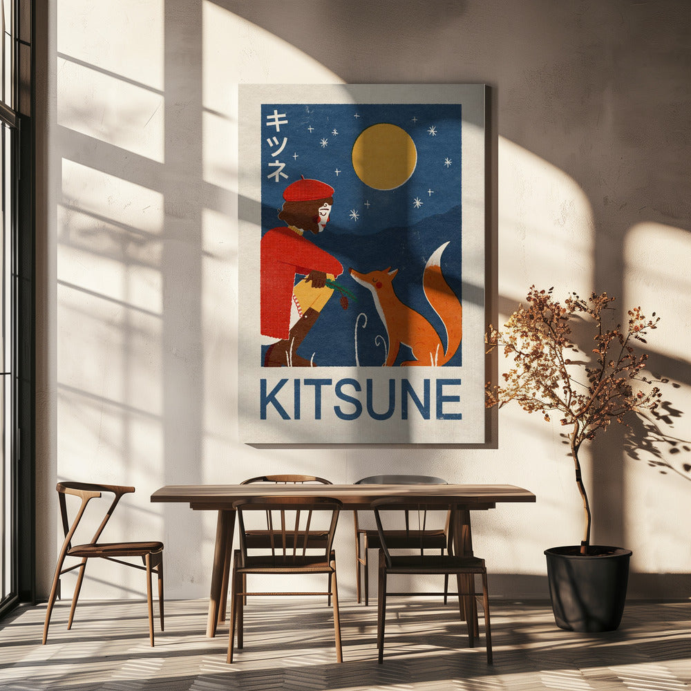 Kitsune Fuchs | Leinwand-Bilder