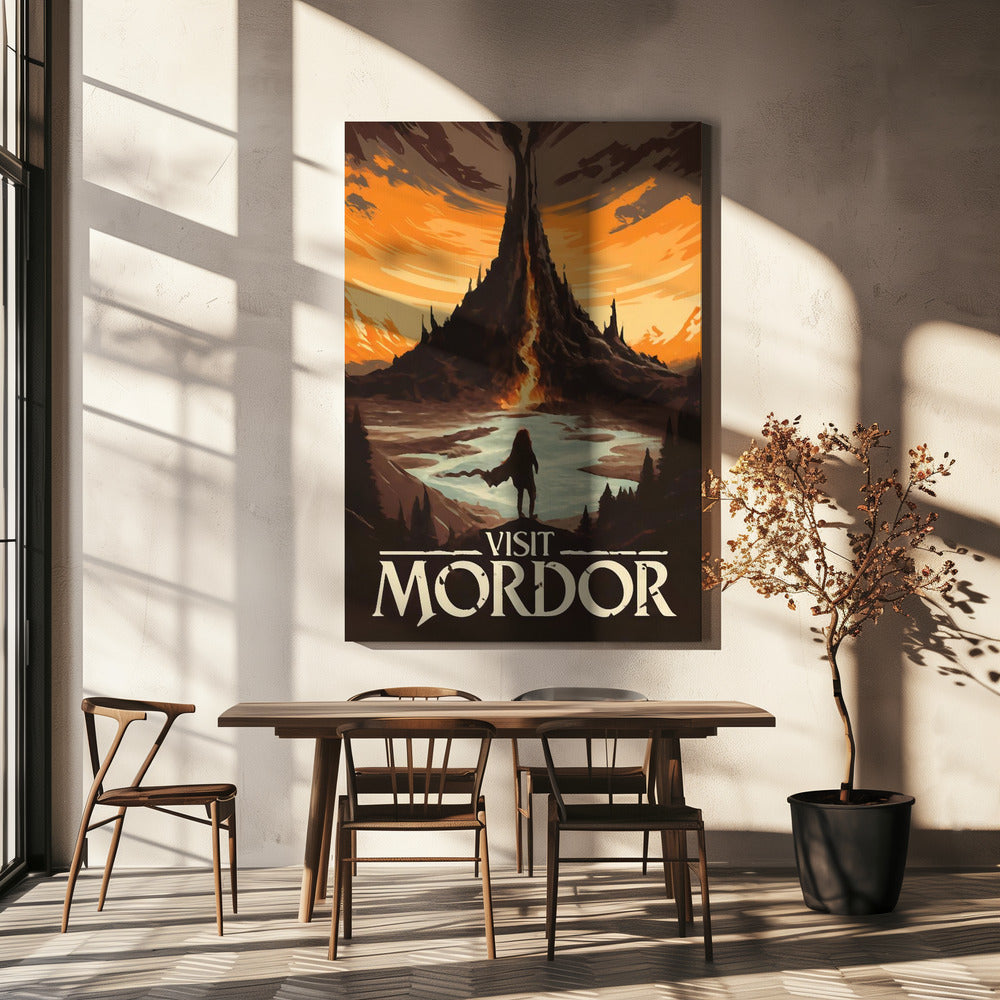 Bezoek Mordor | Canvasprints