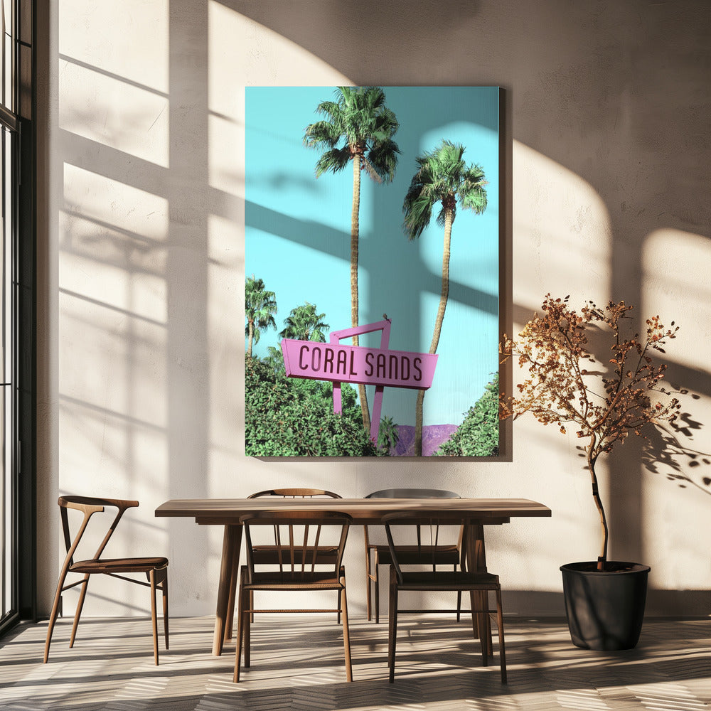 Vibrazioni paradisiache retrò | Stampe su Tela