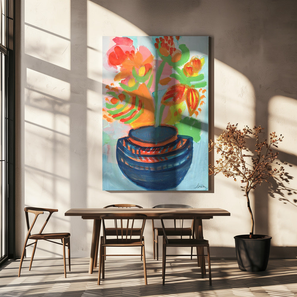 Potted Flowers | Canvas