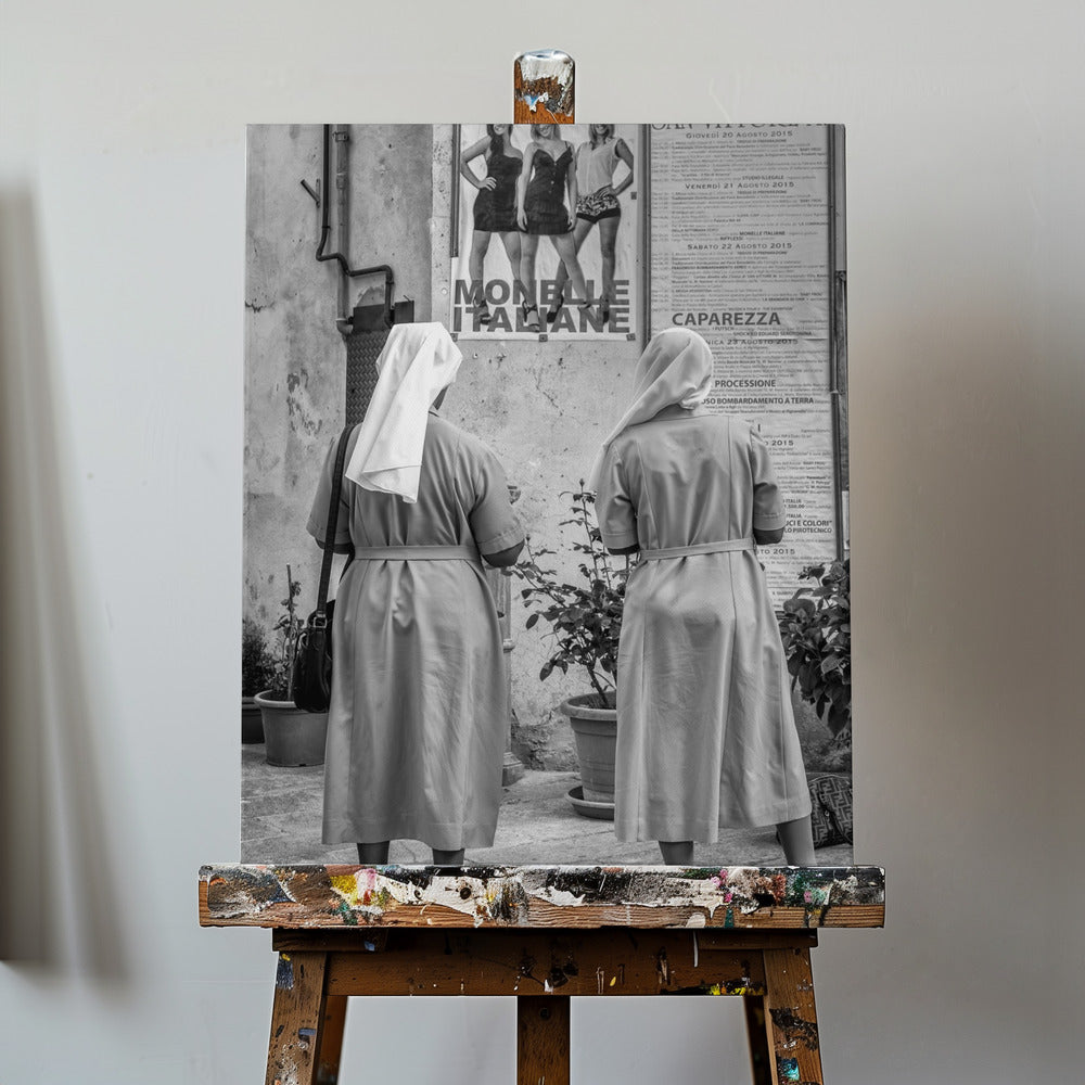 Filles poussins | Tableaux sur Toile