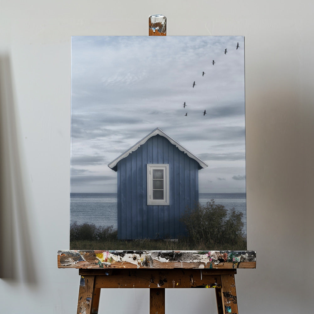 Strandhytte | Lærredsbilleder