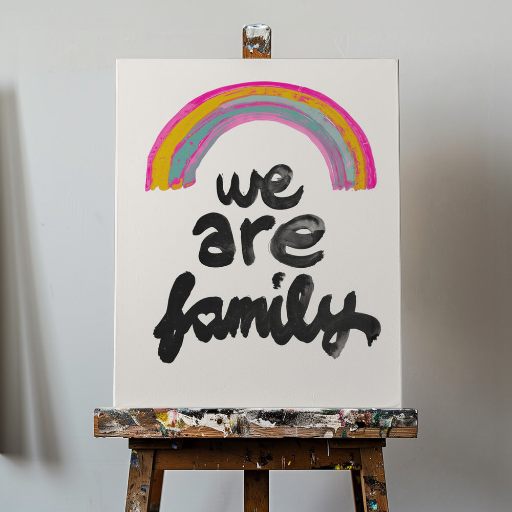 Vi er familie | Lerretsbilder