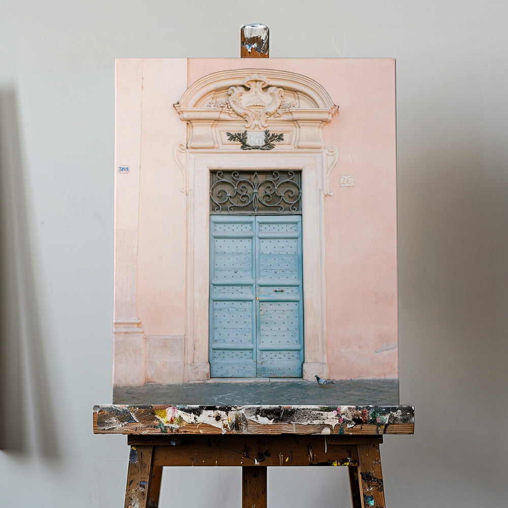 Pastel Trastevere - Rzym, Włochy, fotografia podróżnicza | Wydruki na łótnie