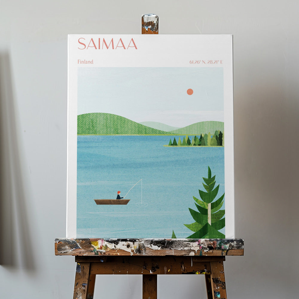 Saimaa-søen, Finland | Lærredsbilleder