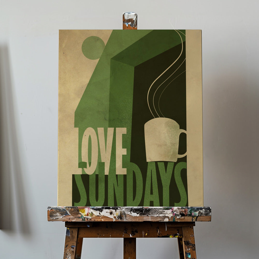 Impression Love Sunday | Tableaux sur Toile