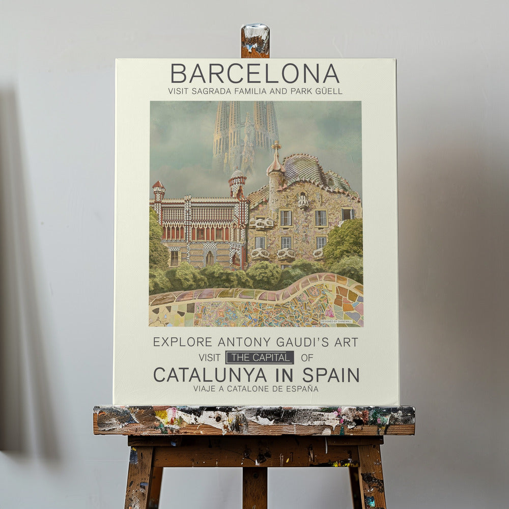 Imprimé Barcelone | Tableaux sur Toile