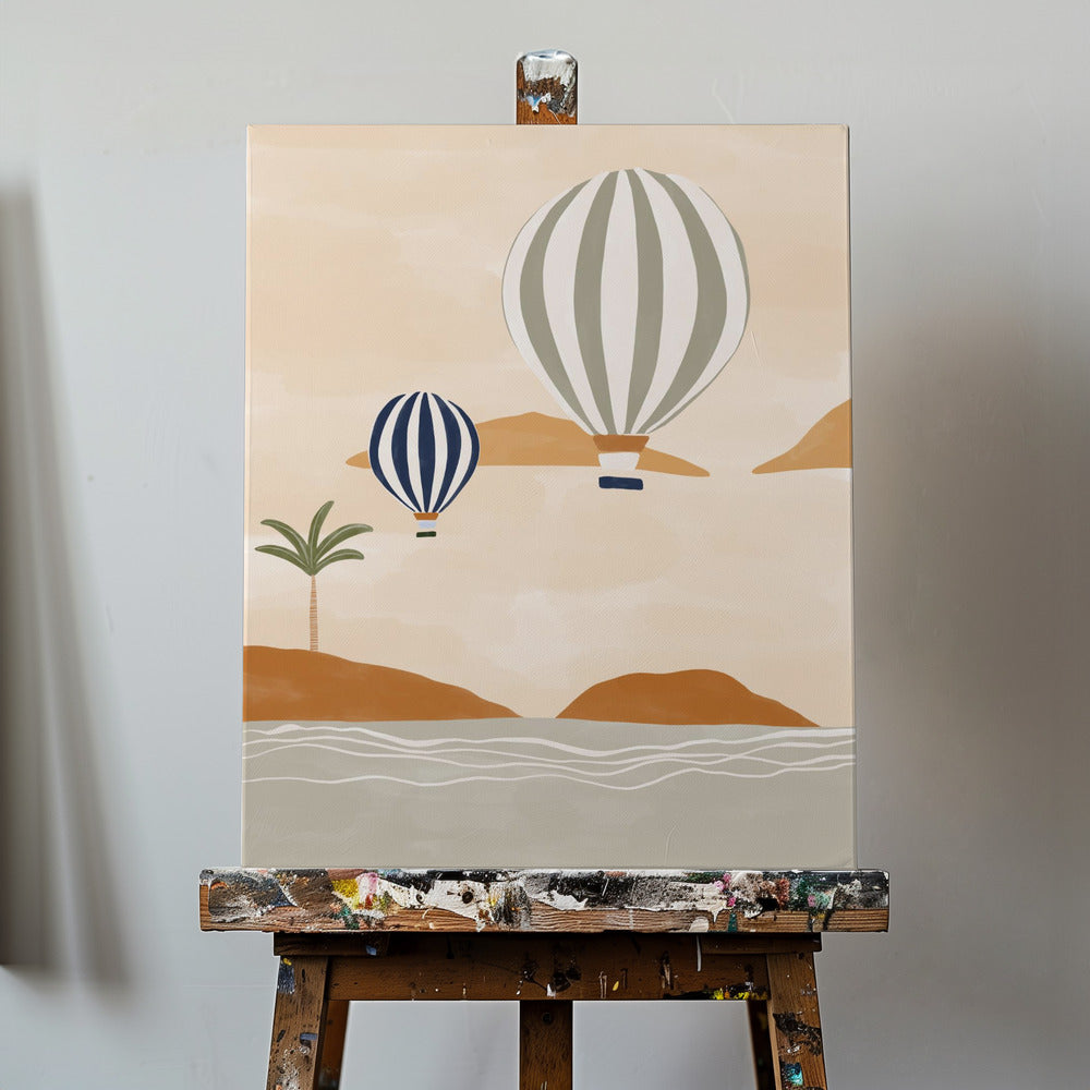 Luftballoner i dessert | Lærredsbilleder