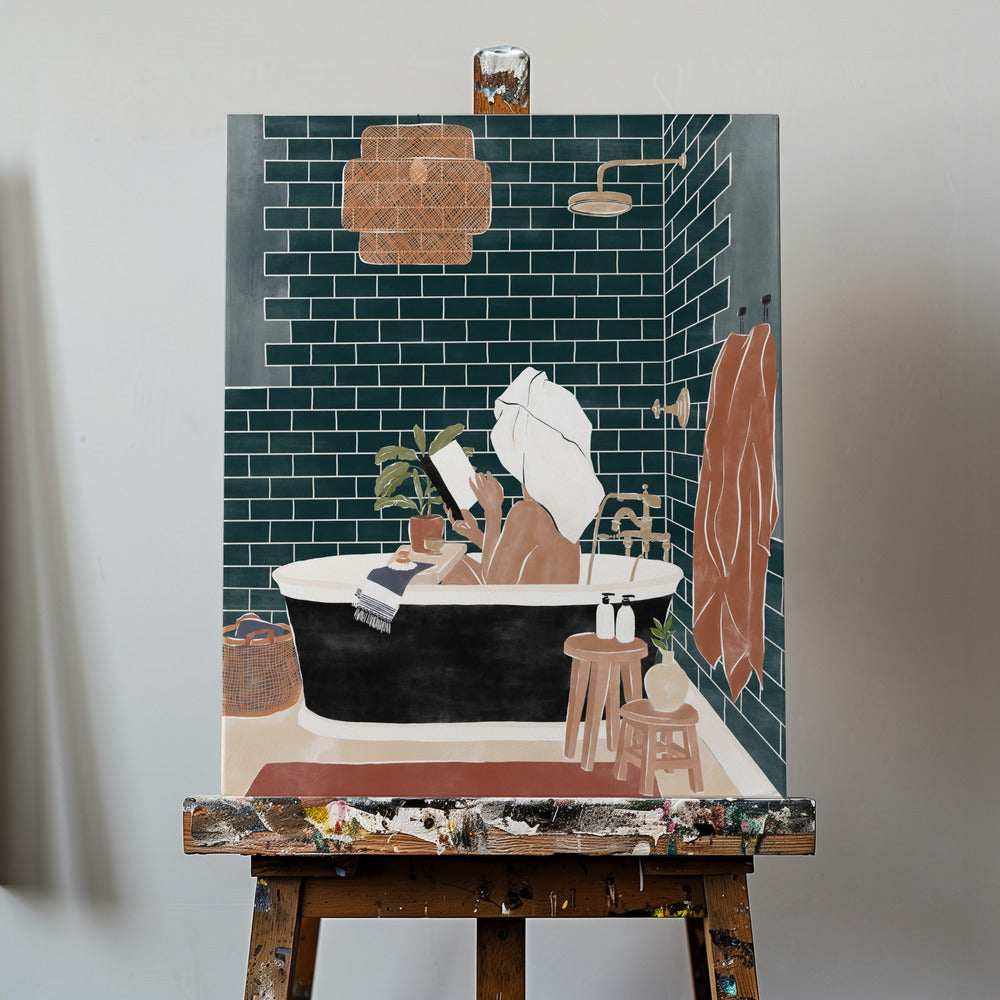 Bathroom Babe | Canvas