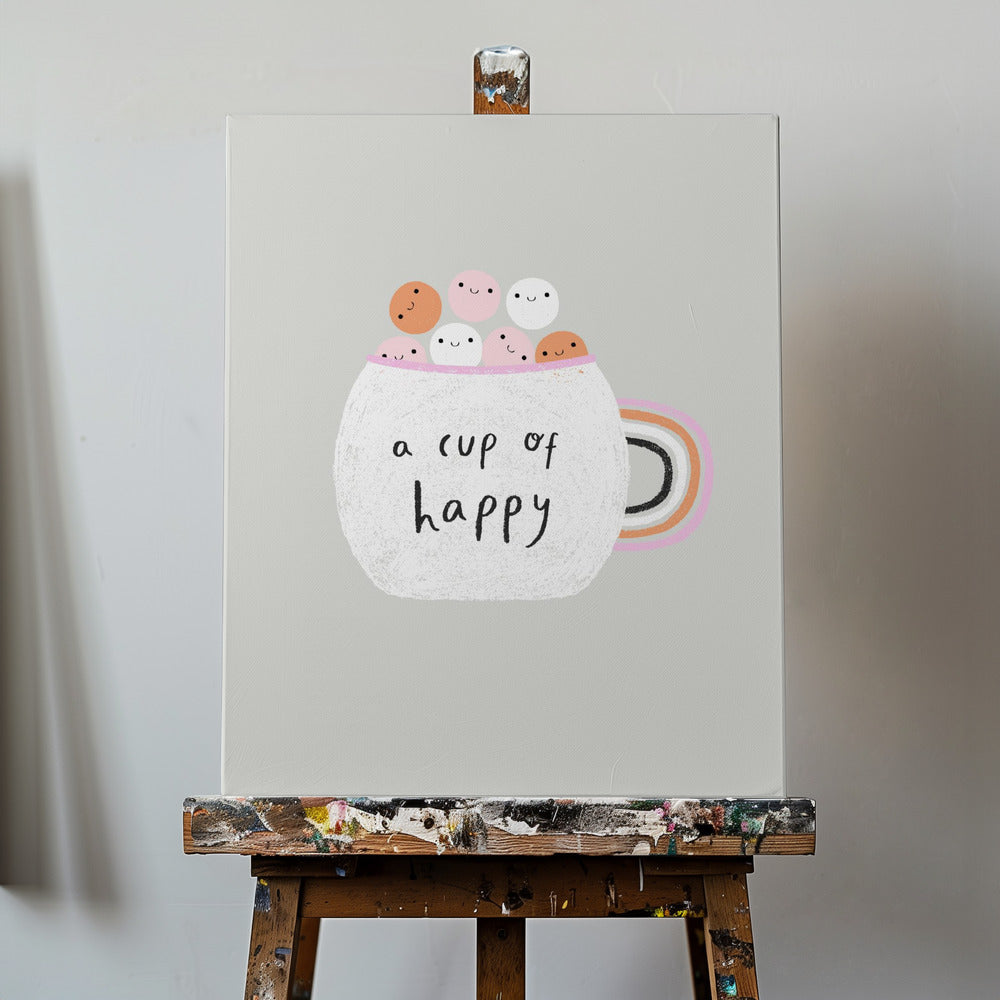 A Cup of Happy | Canvas