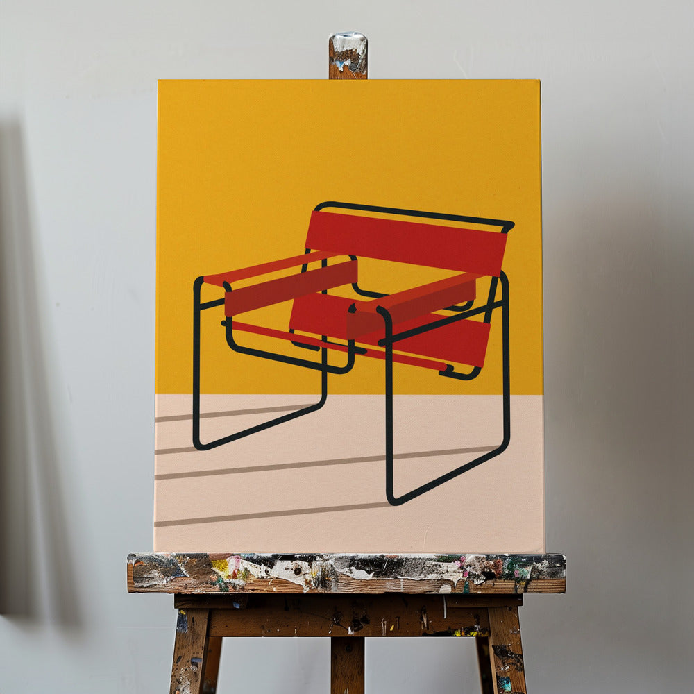 Wassily-stol Marcel Breuer | Lærredsbilleder