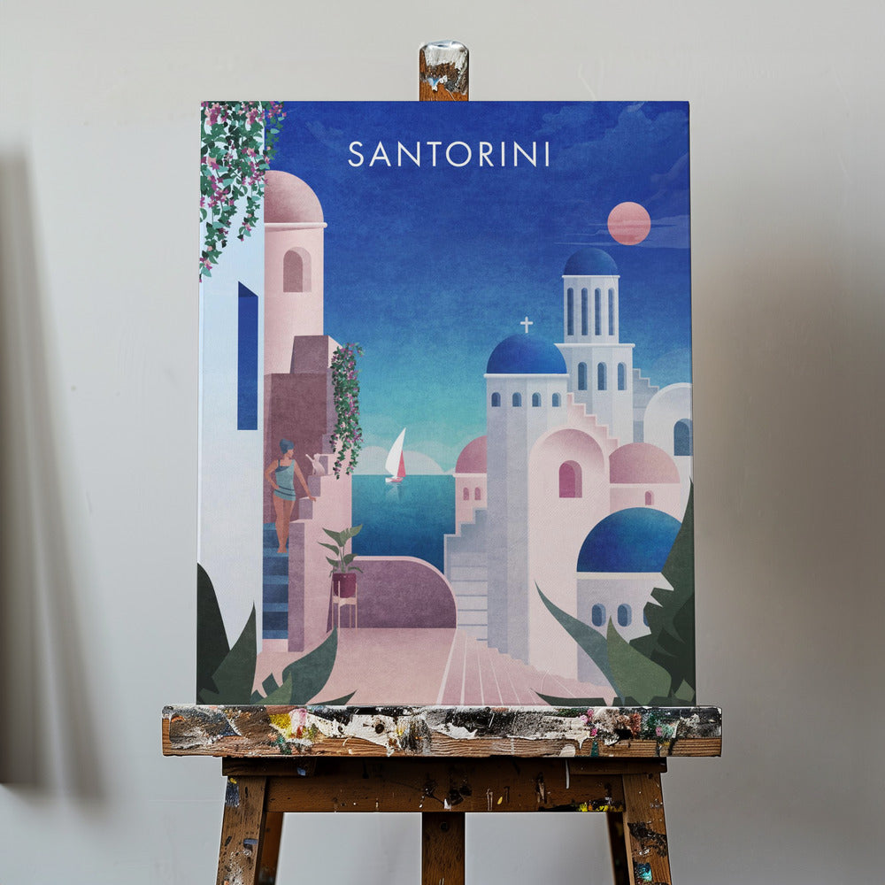 Santorini-teksti.png | Canvastaulut
