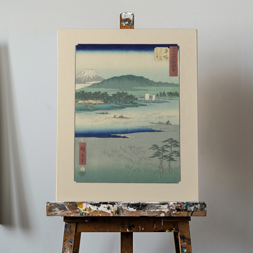 River Highway von Utagawa Hiroshige | Leinwand-Bilder