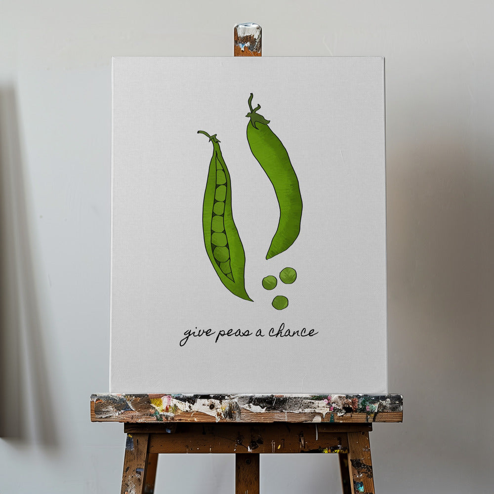 Give Peas a Chance | Canvas
