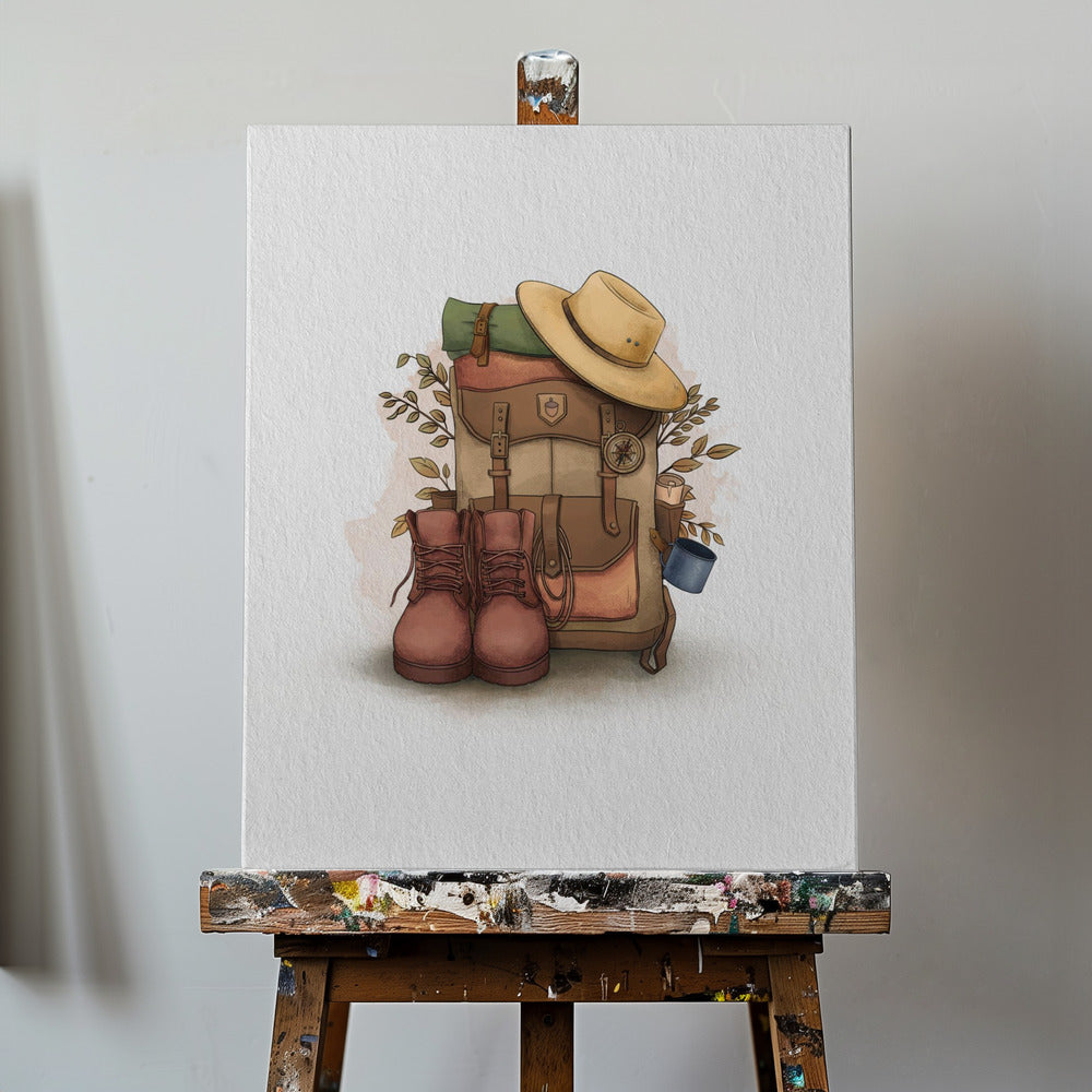 Rucksackreisen | Leinwand-Bilder