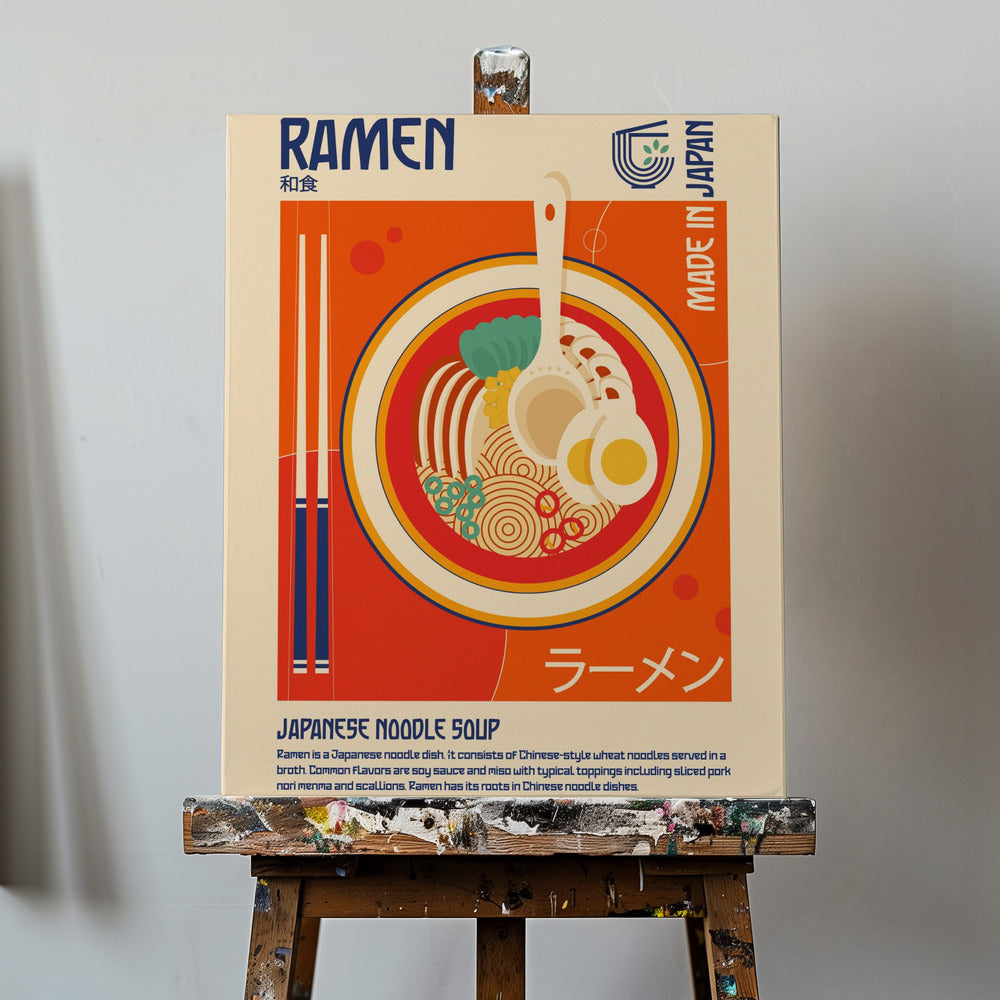 Ramen Cibo giapponese Stampa | Stampe su Tela