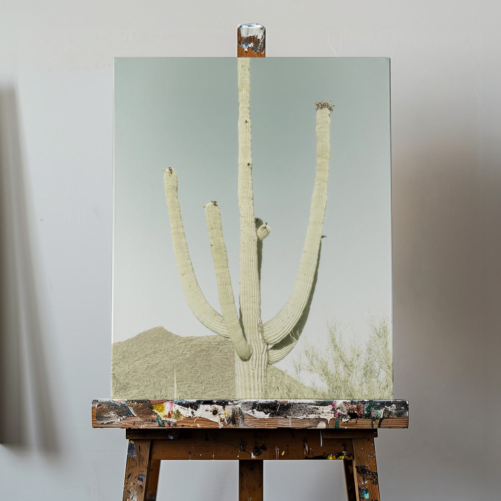 SAGUARO-NATIONALPARK Vintage Riesen-Saguaro | Leinwand-Bilder