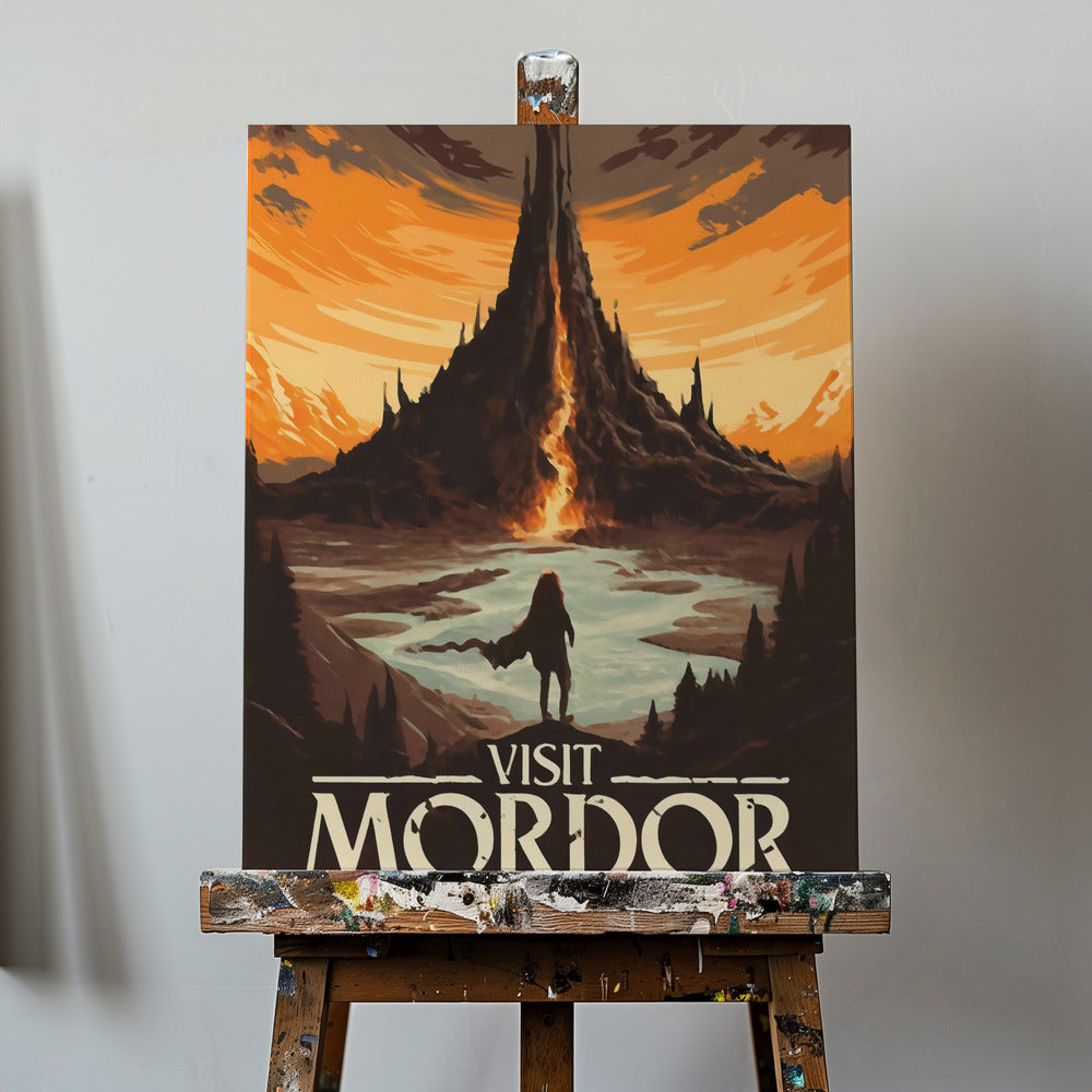 Bezoek Mordor | Canvasprints