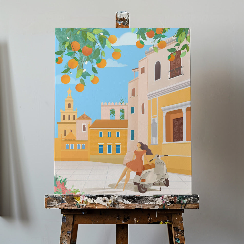 Sevilla Appelsiner, Spanien | Lærredsbilleder