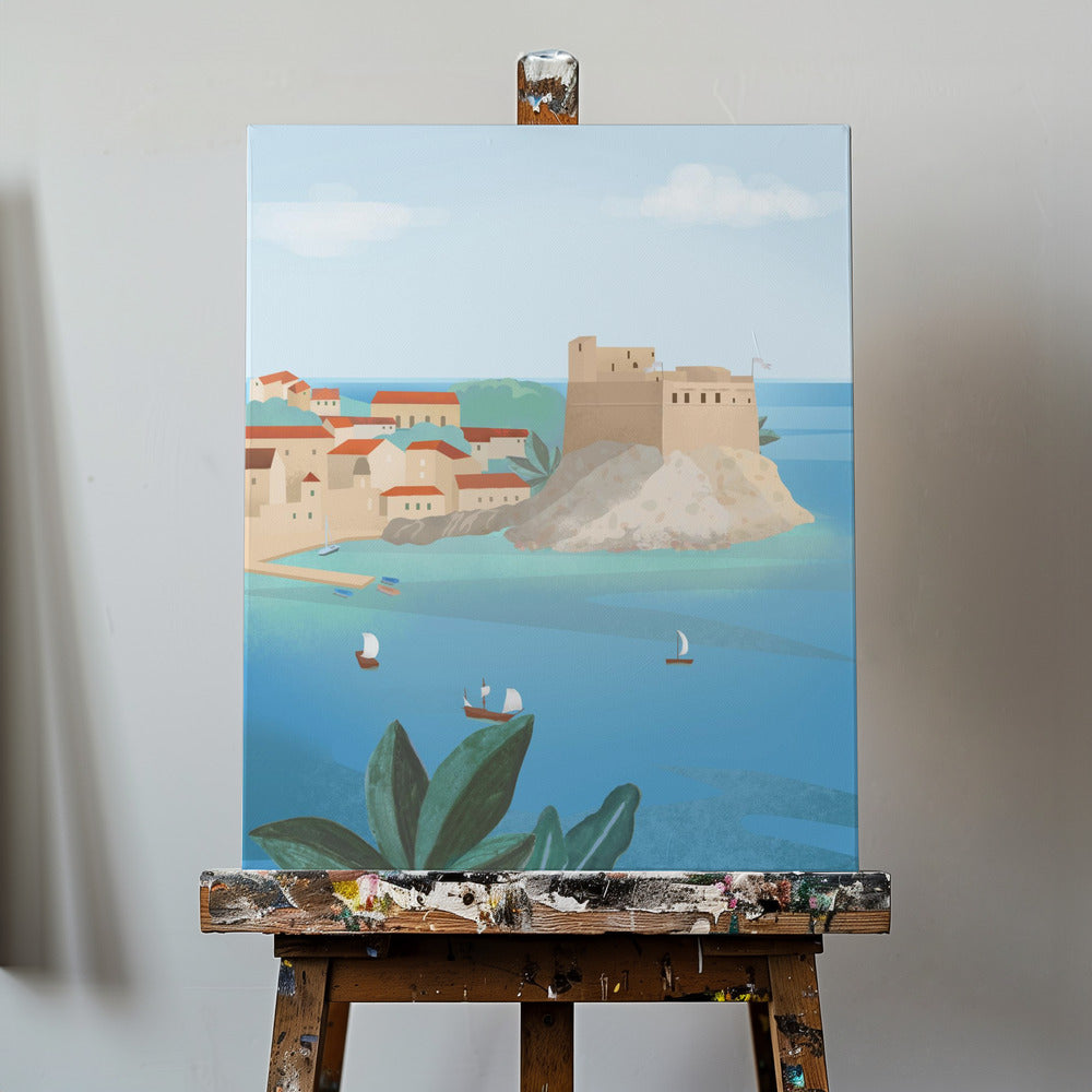 Festung von Dubrovnik | Leinwand-Bilder