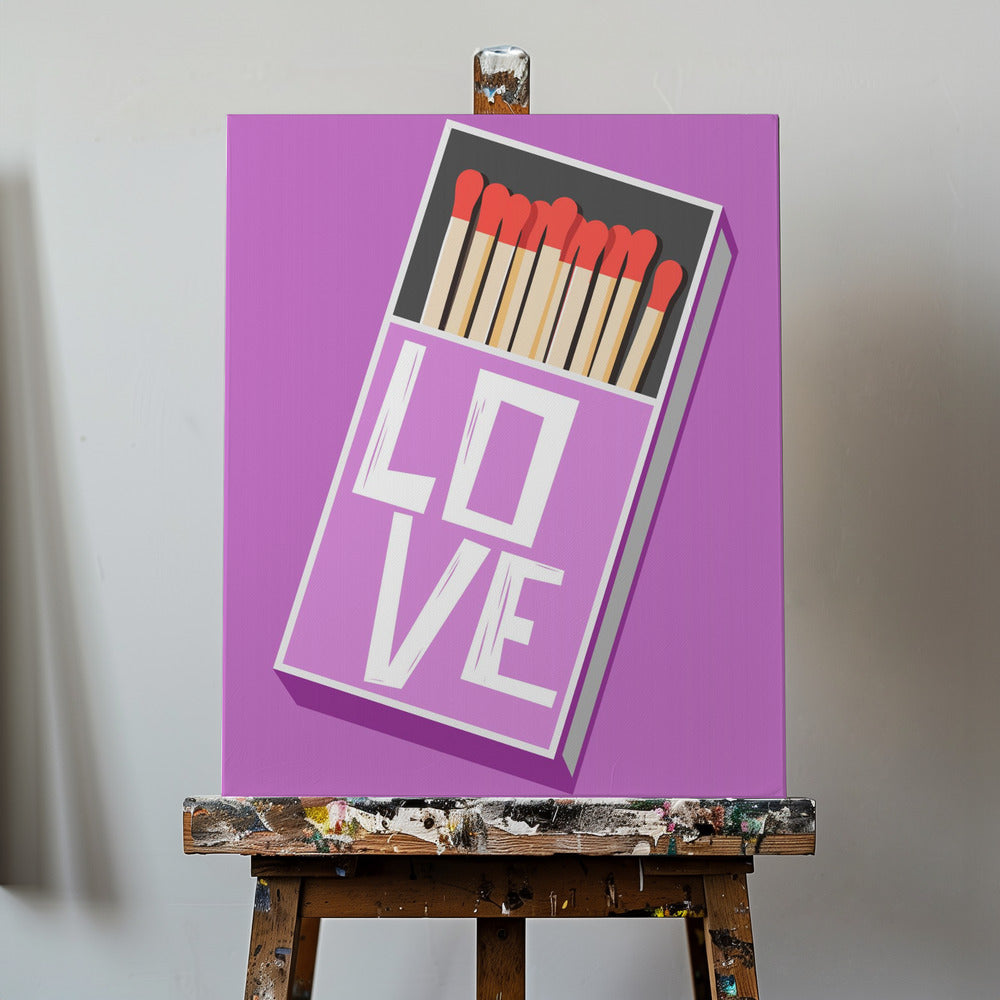 Matchstick Romance | Canvas