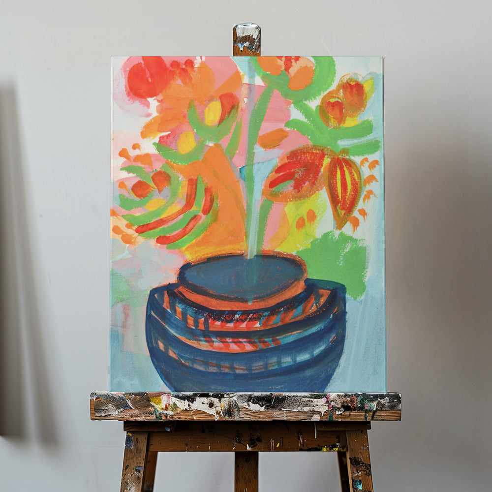 Potted Flowers | Canvas