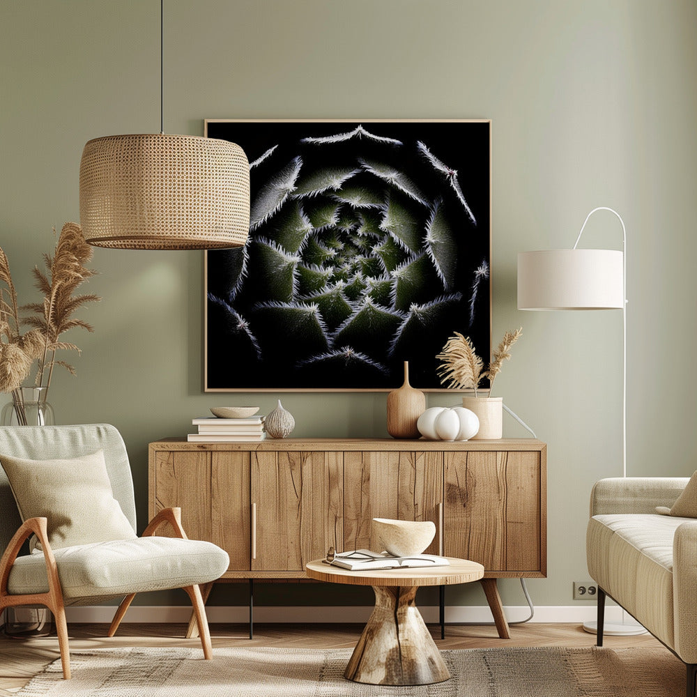 Rozeta Sempervivum | Wydruki na łótnie