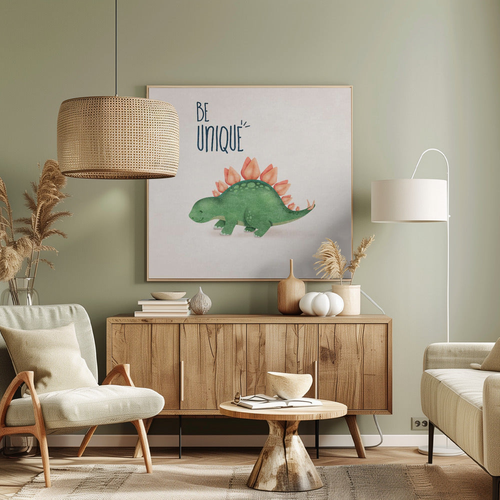 Dino Yaprak Sirtli Tatalos | Canvas