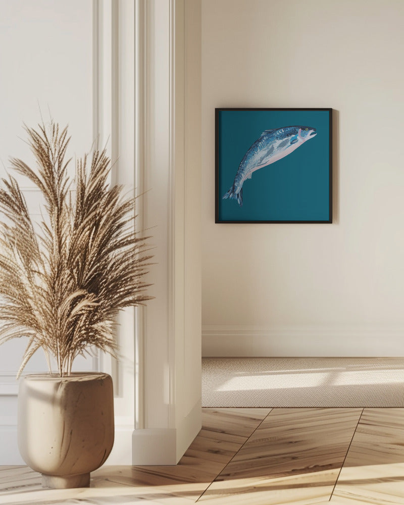 Leaping Salmon | Poster