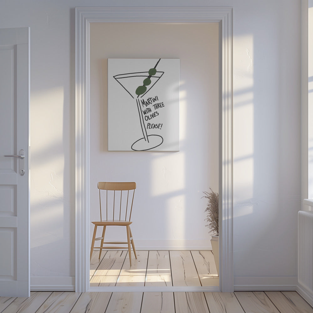 Martini Trio d'Olives | Tableaux sur Toile