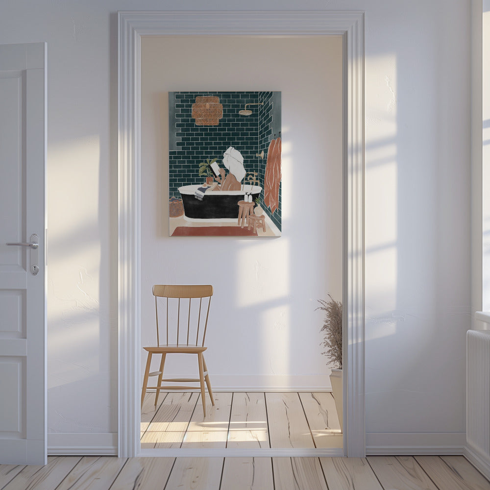 Bathroom Babe | Canvas