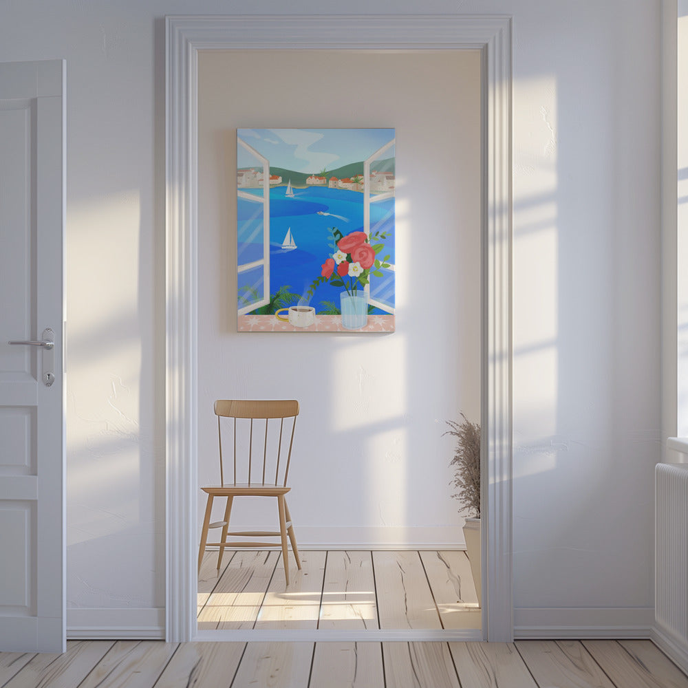 Vue sur l'île | Tableaux sur Toile