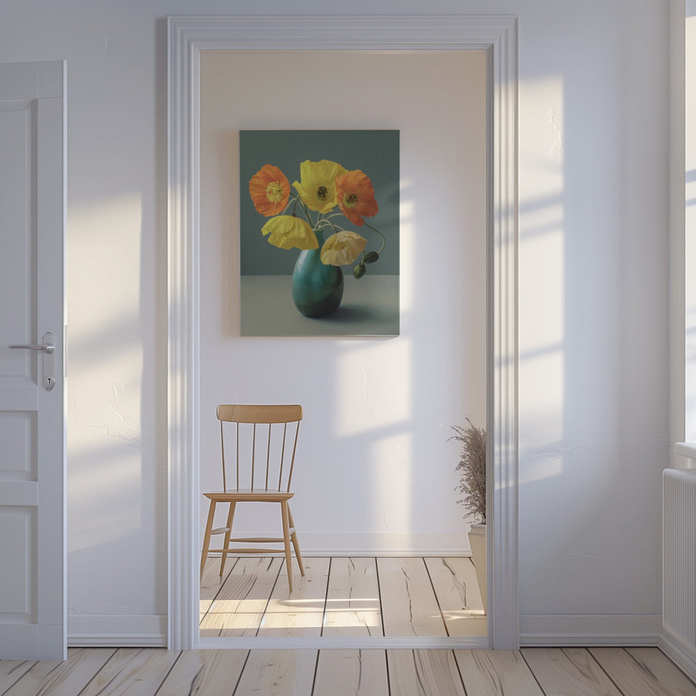Icelandic Poppy Still Life | Canvas