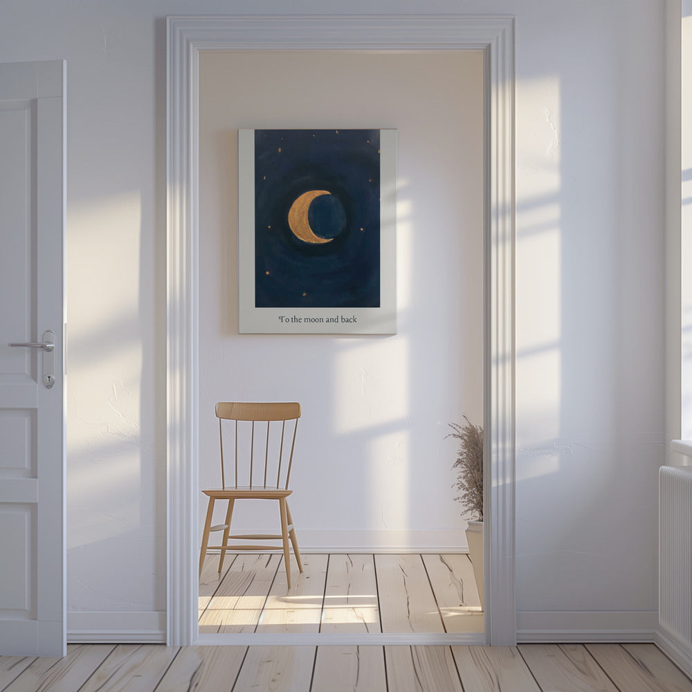 Fino alla luna e ritorno | Stampe su Tela