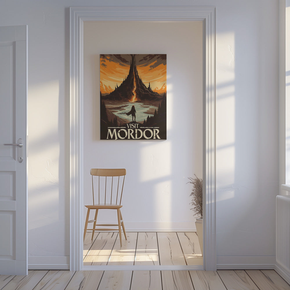 Bezoek Mordor | Canvasprints