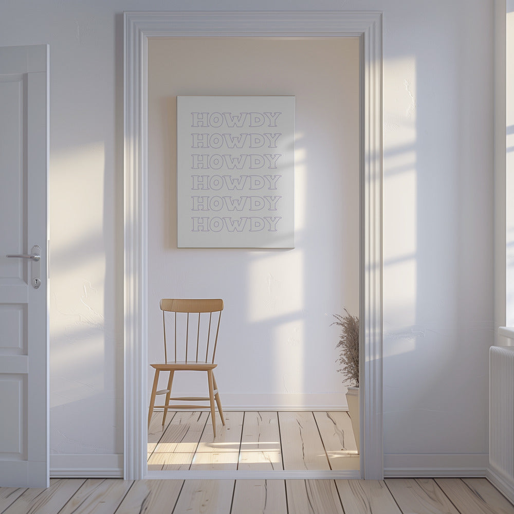 Bonjour violet | Tableaux sur Toile