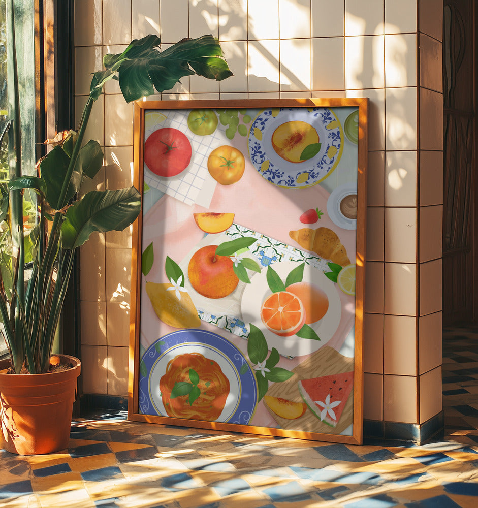 Sommerbrunch | Plakater - Kunsttryk