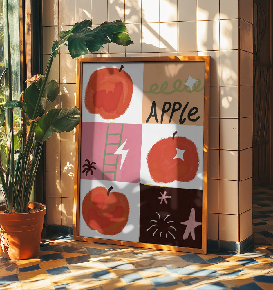 Æble Plakater - Kunsttryk | Plakater - Kunsttryk