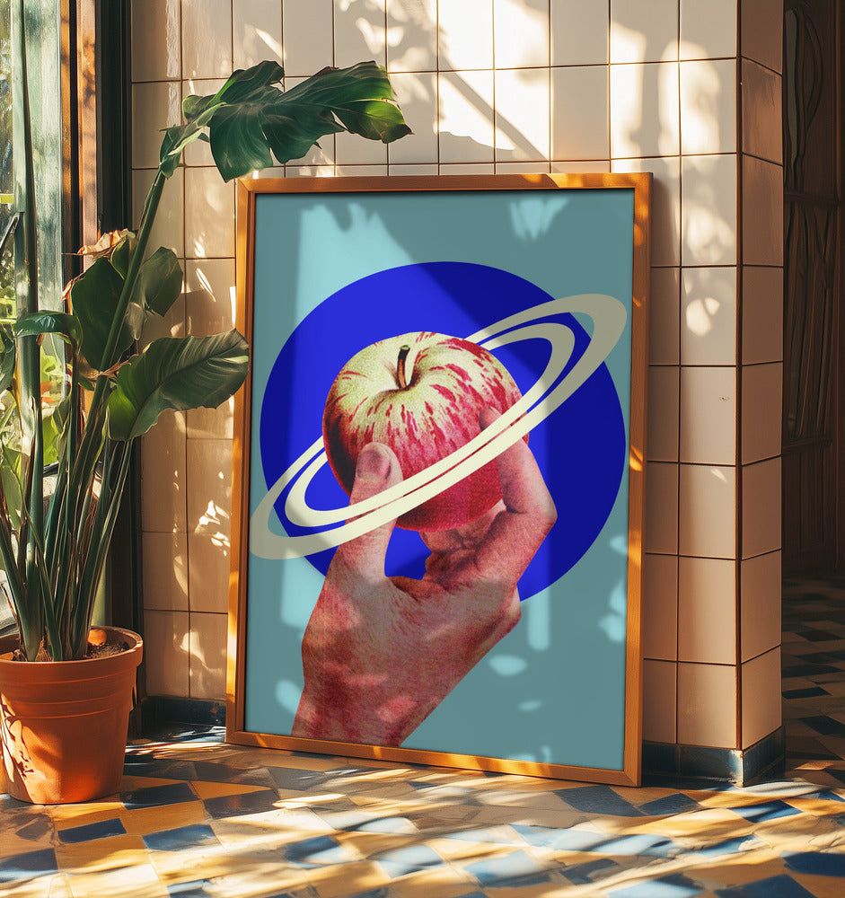 NASA-Weltraumapfel | Poster - Kunstdruck