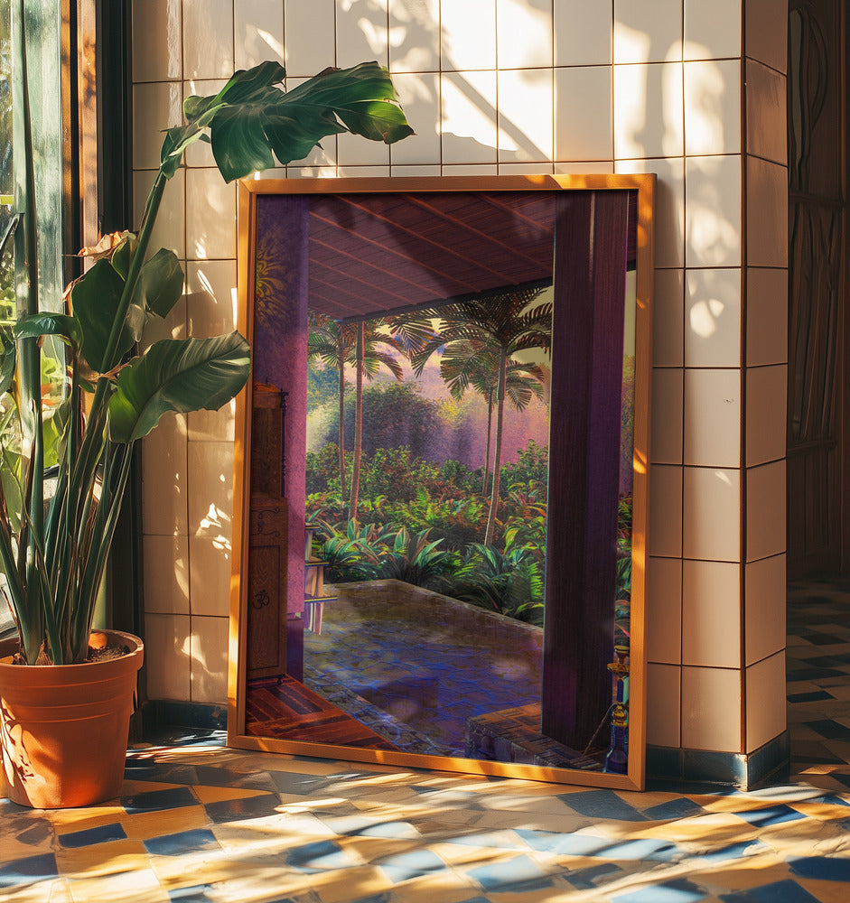 Rainforest Infinity Pool Art Print (a1) | Poster